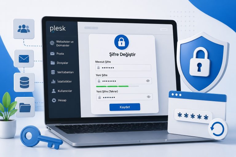Plesk Panel Şifre Değiştirme Nasıl Yapılır?